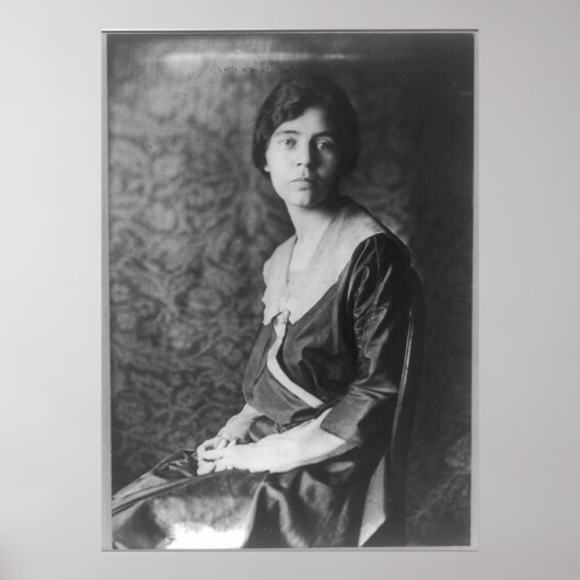 Portret van Alice Paul Poster (Voorkant)