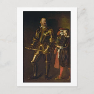 Portret van Alof de Wignacourt, grootmeester van d Briefkaart