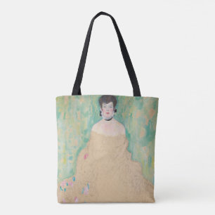 Portret van Amalie Zuckerkandl door Gustav Klimt Draagtas