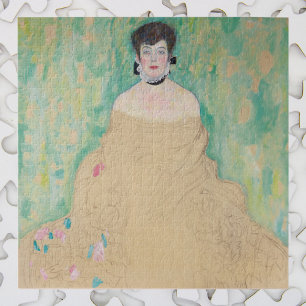 Portret van Amalie Zuckerkandl door Gustav Klimt Legpuzzel