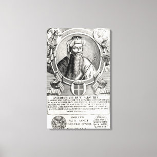 Portret van Amedee VIII Le Pacifique Canvas Afdruk