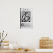 Portret van Amerigo Vespucci Poster (Keuken)