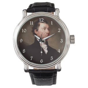 Portret van Amerikaanse president James Monroe Horloge