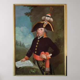 Portret van Andre Massena Poster