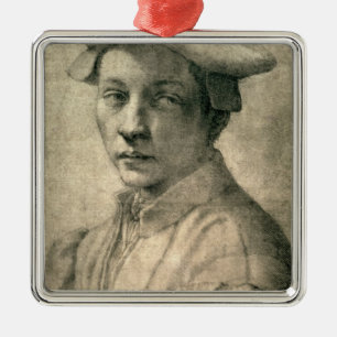 Portret van Andrea Quaratesi, c.1532 Metalen Ornament