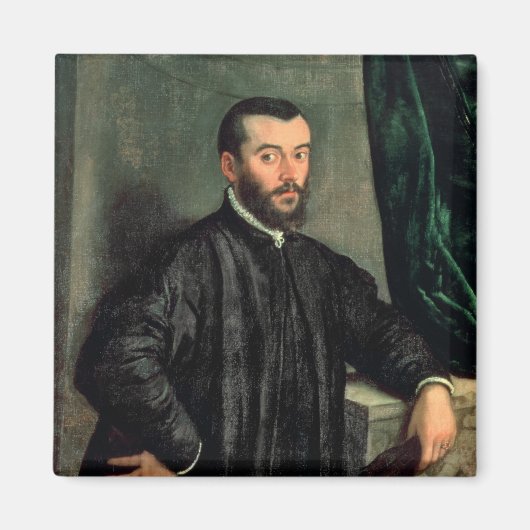 Portret van Andrea Vesalius Magneet (Voorkant)