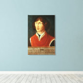 Portret van Andreus Nikolaus Copernicus 1575 Canvas Afdruk (Insitu (Houten vloer))