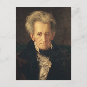 Portret van Andrew Jackson Briefkaart