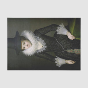 Portret van Anna Boudaen Courten door Mesdach Tissuepapier