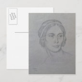 Portret van Anna Pavlova, 1908 Briefkaart (Voorkant / Achterkant)