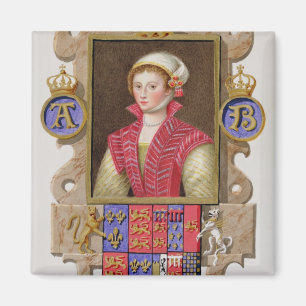 Portret van Anne Boleyn (1507-36) 2de koningin van Magneet