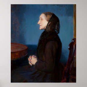 Portret van Anne Hedvig Brøndum Poster