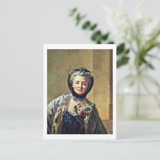 Portret van Anne-Marie Françoise Doré Briefkaart (Staand voorkant)