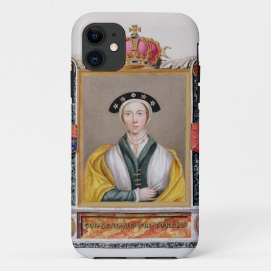 Portret van Anne of Cleves (1515-57) Case-Mate iPhone Case (Achterkant)