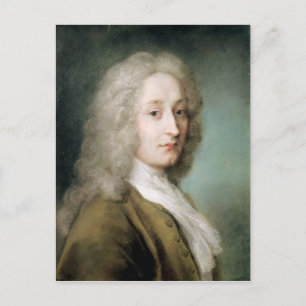 Portret van Antoine Watteau Briefkaart