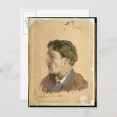 Portret van Anton Chekhov Briefkaart (Voorkant / Achterkant)