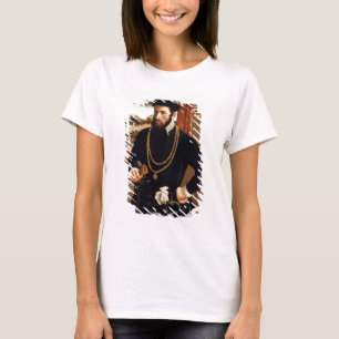 Portret van Anton Rummel von Liechtenan T-shirt