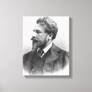 Portret van Arthur Schnitzler Canvas Afdruk