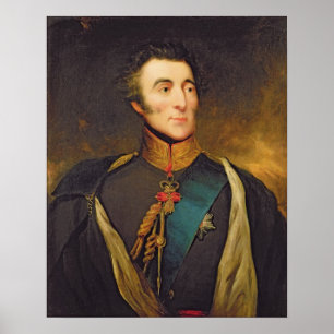 Portret van Arthur Wellesley Poster