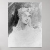 Portret van Augusta Leigh Poster (Voorkant)