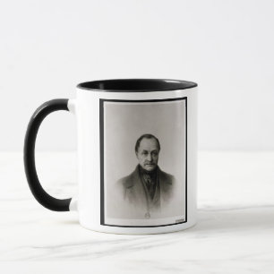 Portret van Auguste Comte, Franse filosoof Mok