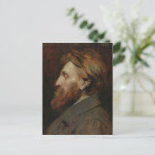 Portret van Auguste Rodin 1881 Briefkaart (Staand voorkant)