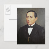 Portret van Benito Juarez, 1948 Briefkaart (Voorkant / Achterkant)