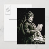 Portret van Benjamin Franklin, 1777 Briefkaart (Voorkant / Achterkant)