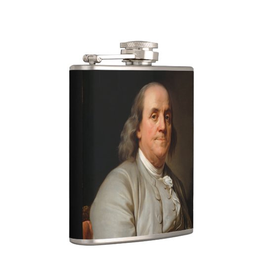 Portret van Benjamin Franklin Heupfles (Rechts)