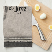  portret van Bernese Mountain-hond Theedoek (Quarter Fold)