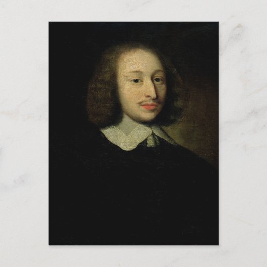Portret van Blaise Pascal Briefkaart (Voorkant)