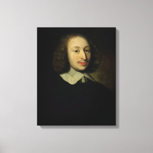 Portret van Blaise Pascal Canvas Afdruk