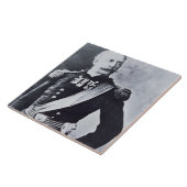 Portret van brigadegeneraal Nelson A. Miles (183) Tegeltje (Zijkant)