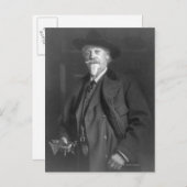 Portret van "Buffalo Bill" Cody Briefkaart (Voorkant / Achterkant)