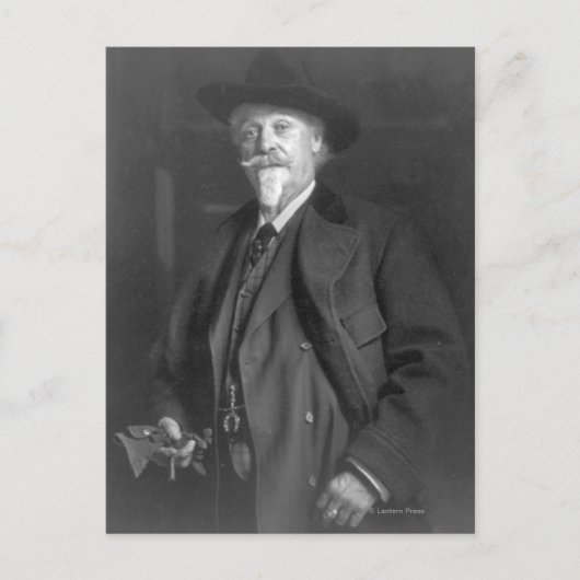 Portret van "Buffalo Bill" Cody Briefkaart (Voorkant)