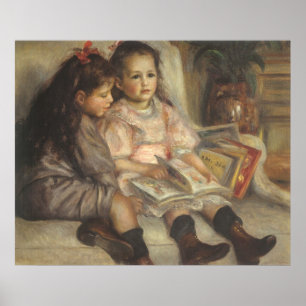 Portret van Caillebotte Children door Pierre Renoi Poster