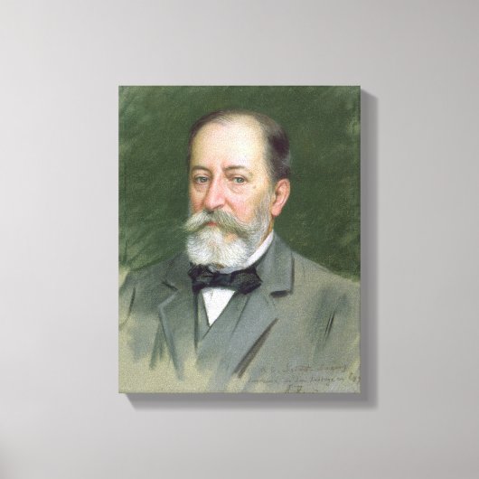 Portret van Camille Saint-Saens 1903 Canvas Afdruk (Voorkant)