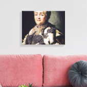 Portret van Catherine II van Rusland 2 Canvas Afdruk (Insitu (Woonkamer))