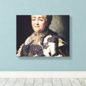Portret van Catherine II van Rusland 2 Canvas Afdruk (Insitu (Houten vloer))