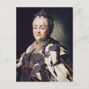 Portret van Catherine II van Rusland Briefkaart