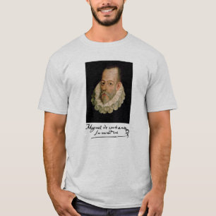 Portret van Cervantes en Handtekening T-Shirt