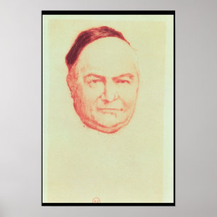 Portret van Charles Augustin Sainte-Beuve Poster