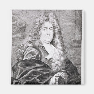 Portret van Charles Perrault Magneet