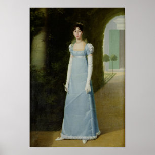 Portret van Charlotte Bonaparte 1808 Poster