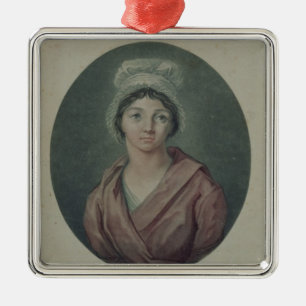 Portret van Charlotte Corday na 1793 Metalen Ornament