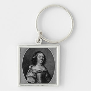Portret van Charlotte, County of Derby Sleutelhanger