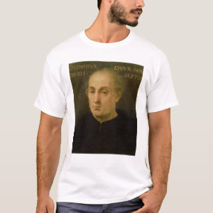 Portret van Christoffel Columbus T-shirt