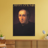 Portret van Christopher Columbus Canvas Afdruk (Insitu (Woonkamer))