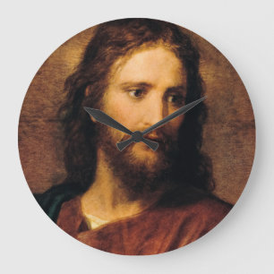 Portret van Christus door Heinrich Hofmann Grote Klok