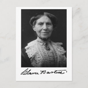 Portret van Clara Barton Briefkaart